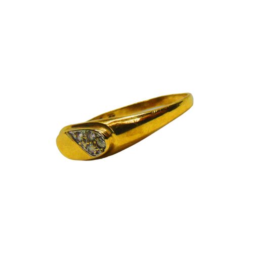 Köves arany gyűrű