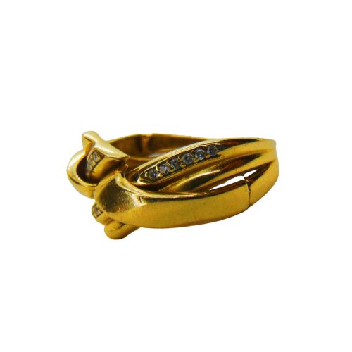 Köves arany gyűrű