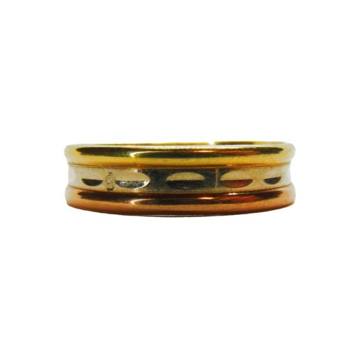 Tricolor arany karikagyűrű